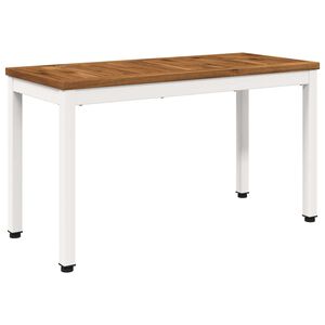 vidaXL Panchina da giardino 80,5 x 35 x 45 cm Legno di Acacia Massello
