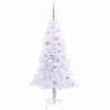 vidaXL Albero di Natale artificiale Bianco 150 cm PVC e Acciaio