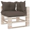 vidaXL Salotto Giardino in Pallet con Cuscini 4 pz in Legno di Pino