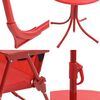 vidaXL Set da Bistrot da Giardino per Bambini con Ombrellone Rosso