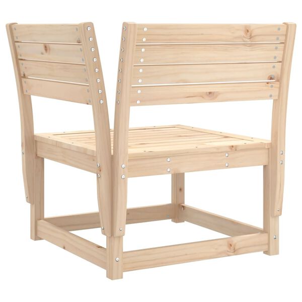 vidaXL Set Salotto da Giardino 4 pz in Legno Massello di Pino