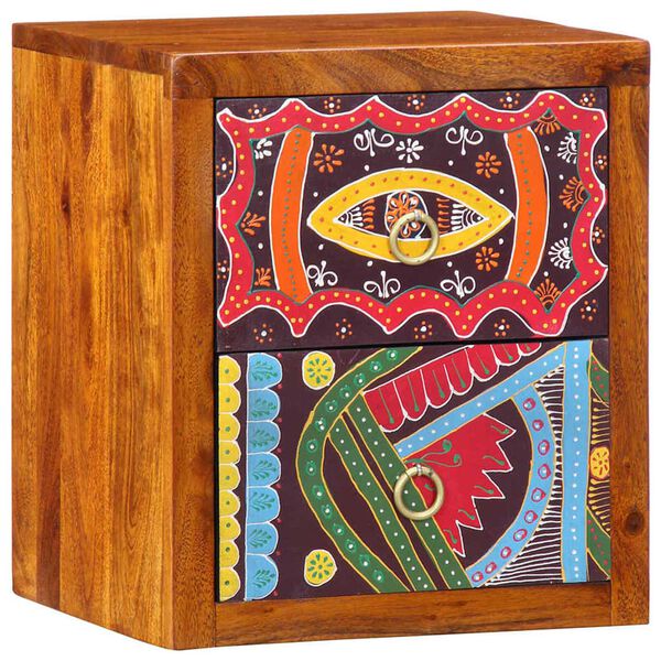 vidaXL Armadio da Notte con cassetto Marrone 35 x 30 x 40 cm