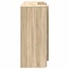 vidaXL Banco Reception Rovere Sonoma 200x50x103,5 cm Legno Multistrato