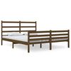 vidaXL Giroletto Marrone Ambra in Legno Massello di Pino 140x190 cm
