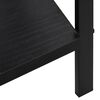 vidaXL Scaffale Libri 4 Ripiani Nero 60x27,6x124,5cm Legno Multistrato