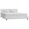 vidaXL Giroletto Bianco in Similpelle 160x200 cm