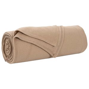vidaXL Coperta Cammello 280 x 210 cm 0.8 kg Panno