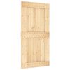 vidaXL Porta NARVIK Naturale 100 x 210 cm Legno di pino solido
