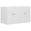 vidaXL Mobile Sottolavabo Bianco 80x38,5x46 cm in Legno Multistrato