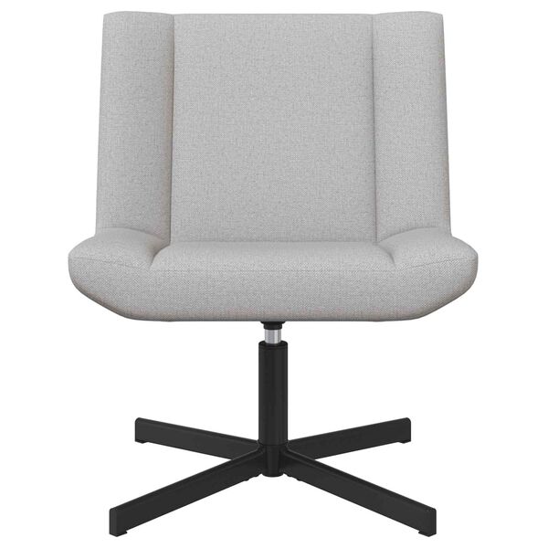 vidaXL Sedia girevole Grigio Nuvola 63 x 75 x 76 cm Tessuto