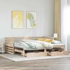 vidaXL Dormeuse con Cassetti 90x200 cm Legno Massello Pino