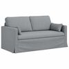 vidaXL Divano Grigio chiaro 158 x 78 x 80 cm Tessuto