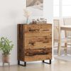 vidaXL Credenza con cassetto Legno vecchio 69,5 x 34 x 90 cm