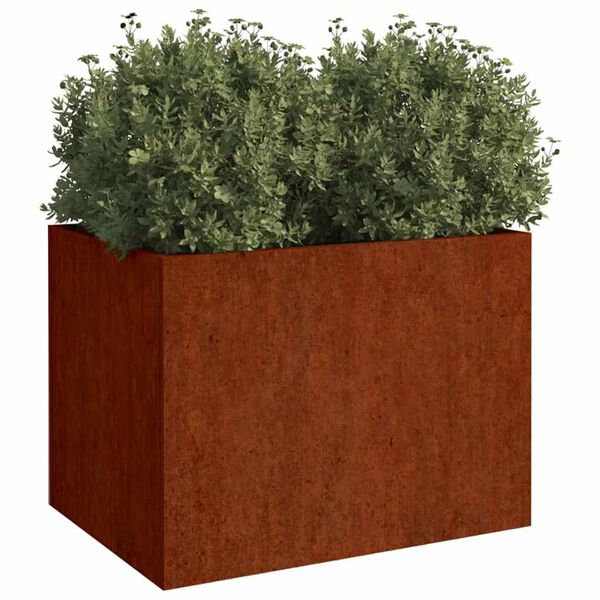 vidaXL Fioriera 62x47x46 cm Acciaio Corten