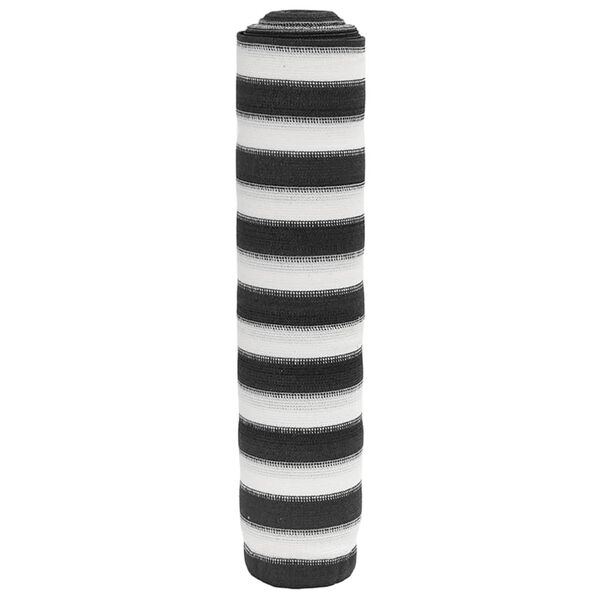 vidaXL Rete per Privacy Antracite e Bianca 1,2x25 m in HDPE 150 g/m²