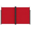 vidaXL Tenda da Sole Laterale Retrattile Rossa 200x600 cm