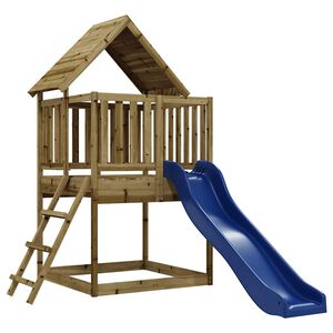 vidaXL Set da Gioco da Esterno in Legno di Pino Impregnato