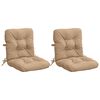 vidaXL Cuscini per Sedia Alta in 2 Pezzi VIANEN 2 pz 100% Poliestere