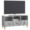 vidaXL Mobile TV Sonoma grigia 102 x 34,5 x 50 cm Legno ingegnerizzato