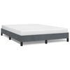 vidaXL Struttura letto senza Materasso Grigio Scuro 152x203 cm matrimoniale Velluto