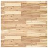 vidaXL Piano Tavolo Quadrato 80x80x4 cm in Legno Massello di Acacia