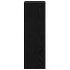 vidaXL Supporto per piante Rovere Nero 33 x 33 x 100 cm