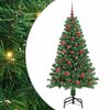 vidaXL Albero di Natale artificiale con 150 LED Verde 150 cm