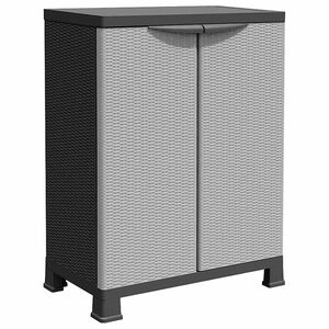vidaXL Armadietto in Plastica 68x39x92 cm Design Rattan