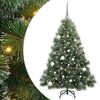 vidaXL Albero di Natale artificiale con 150 LED Verde 150 cm PE e PVC