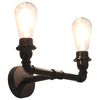 vidaXL Lampada da Parete Doppia per 2 Lampadine E27