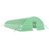 vidaXL Serra con Telaio in Acciaio Verde 108 m&sup2; 18x6x2,85 m