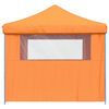 vidaXL Tenda Party Arancione 292 x 292 x 315 cm Tessuto Oxford
