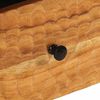 vidaXL Comodini 2pz 40x33x46 cm in Legno Massello di Acacia
