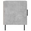 vidaXL Comodini 2 pz Grigio Cemento 40x40x50 cm in Legno Multistrato
