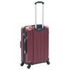 vidaXL Set Trolley a Custodia Rigida 3 pz Rosso Vino in ABS