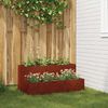 vidaXL Vaso da giardino Ruggine 100 x 60 x 45 cm