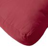 vidaXL Cuscino per Pallet Rosso Vino 58x58x10 cm in Tessuto