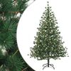 vidaXL Albero di Natale Artificiale con Rami Pieghevoli 150 cm 150 LED