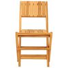 vidaXL Sedie da Giardino Pieghevoli 8pz 47x61x90cm Legno Massello Teak
