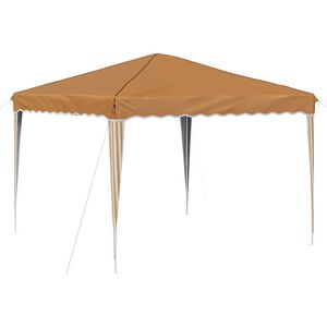vidaXL Tenda per feste a pop-up 288 x 288 x 245 cm Beige