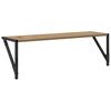 vidaXL Scaffali da parete 2 pcs Rovere artigianale 80 x 25 x 25,5 cm