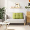 vidaXL Cuscino per Schiena Verde chiaro 80 x 24 x 50 cm Tessuto
