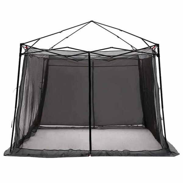 vidaXL Tenda interna Grigio e arancione 303 x 303 x 196 cm taffet&agrave;