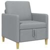 vidaXL Divano con Storage Grigio Chiaro 72 x 78 x 87 cm Poliestere