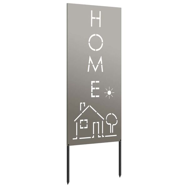 vidaXL Schermo per privacy in giardino Traforo Ruggine 50 x 140 cm