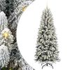 vidaXL Albero di Natale artificiale con 300 LED Bianco 210 cm