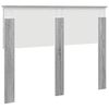 vidaXL Testiera Grigio Sonoma 120 cm Legno multistrato