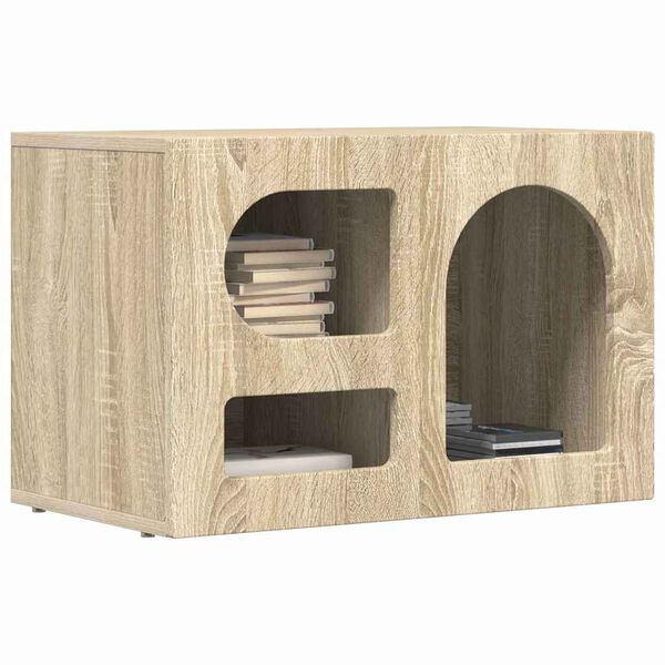 vidaXL Mobile TV Rovere Sonoma 60 x 35 x 40 cm Legno multistrato