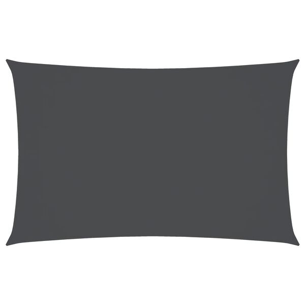 vidaXL Parasole a Vela Oxford Rettangolare 3,5x5 m Antracite