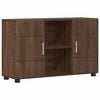 vidaXL Credenza Rovere Marrone 88,5 x 30,5 x 55,5 cm Legno multistrato